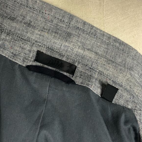 ATM ANTHONY THOMAS MELILLO Heathered Gray Blazer Jacket Button Size 8 Career - Picture 5 of 11